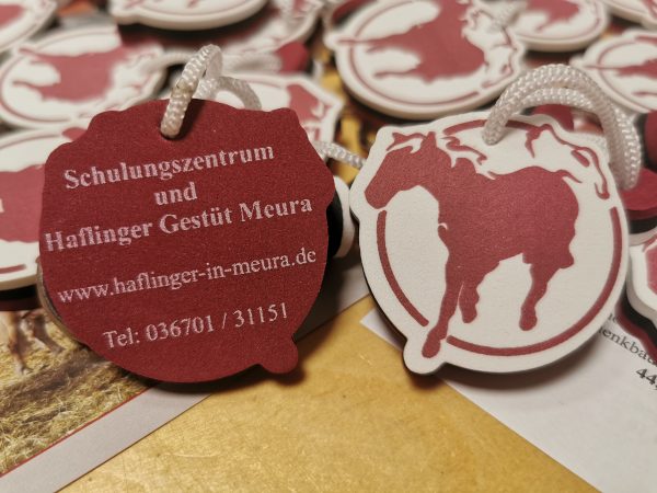 Schlüsselanhänger mit Gestütslogo – Bild 2