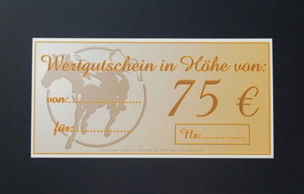 Haflinger in Meura Gutschein - 75 Euro