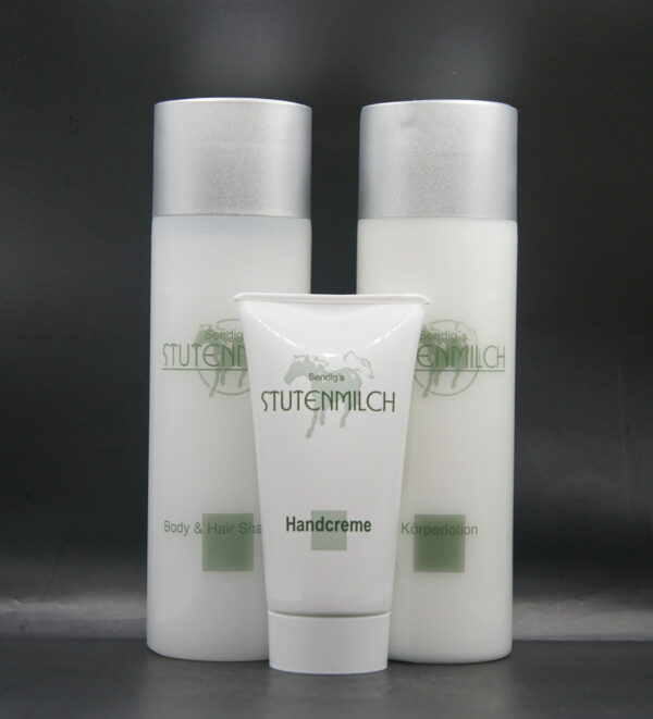 Geschenkset - Variante 2 - Körperlotion, Body & Hair Shampoo, Handcreme