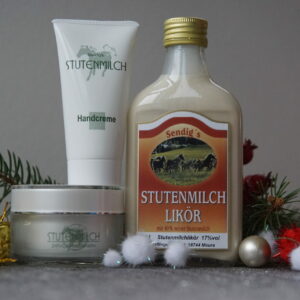 Weihnachtsangebot - Variante 2 - Stutenmilchlikör 0,2 l, Handcreme, 24-h-Creme sensitiv 50 ml