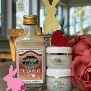 Osterangebot 1 - Zwei Probedosen & 0,04l Stutenmilchlikör + 0,04l Stutenmilchlikör GRATIS