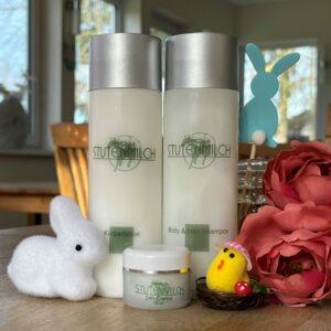 Osterangebot 4 - Körperlotion, Body- & Hairshampoo + 24 h Creme mit LSF 15ml GRATIS