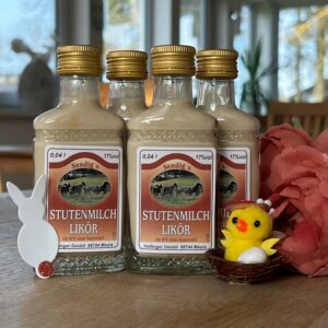 Osterangebot 5 - 4 x Stutenmilchlikör 0,04l + 0,04 l Stutenmilchlikör GRATIS